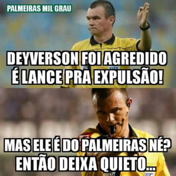 Memes que expõe a fúria de palmeirenses com Vuaden