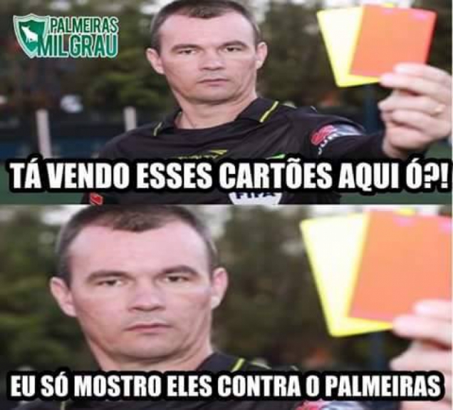 Memes que expõe a fúria de palmeirenses com Vuaden