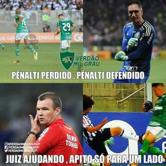 Memes que expõe a fúria de palmeirenses com Vuaden