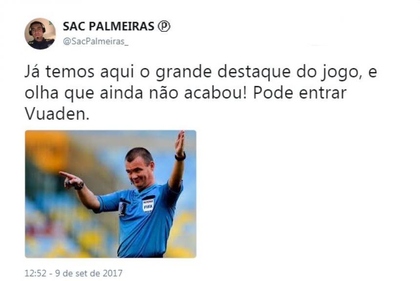 Memes que expõe a fúria de palmeirenses com Vuaden
