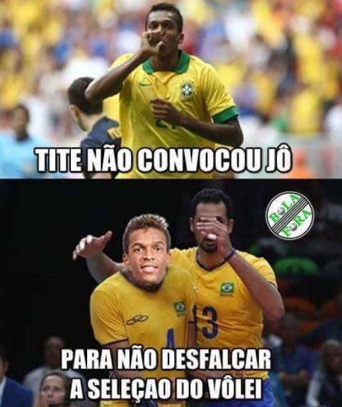 Memes sobre gol de braço de Jô