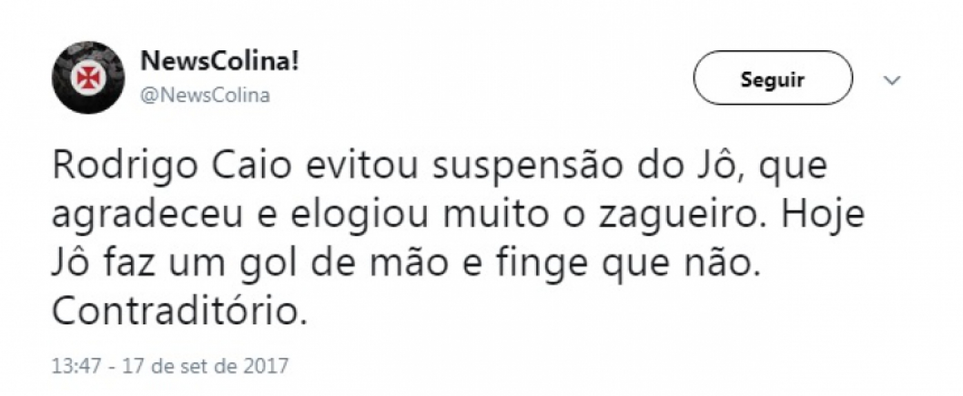 Memes sobre gol de braço de Jô