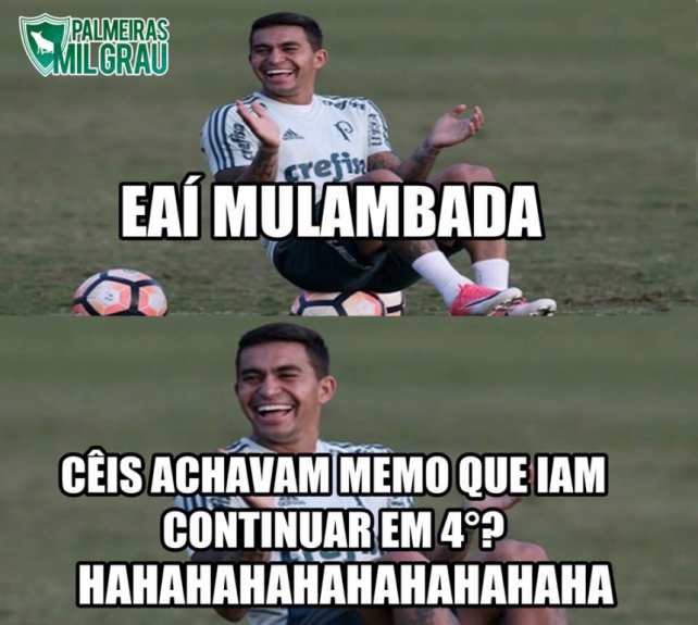 As brincadeiras que fizeram sucesso nas redes sociais após os jogos da 24ª rodada do Brasileirão