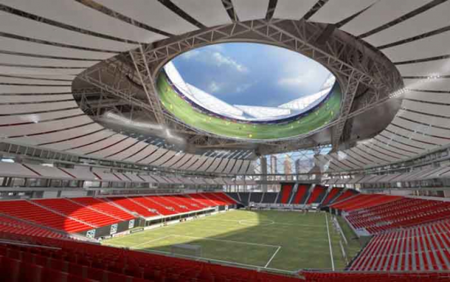 novo estádio de Atlanta, inaugurado com recorde de público na MLS