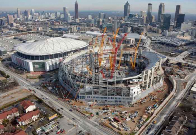 novo estádio de Atlanta, inaugurado com recorde de público na MLS