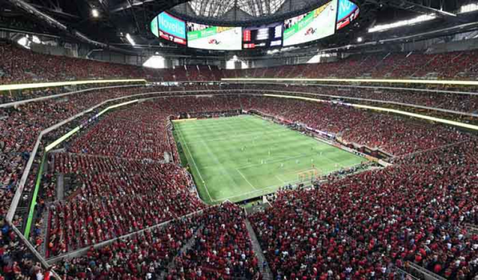 novo estádio de Atlanta, inaugurado com recorde de público na MLS