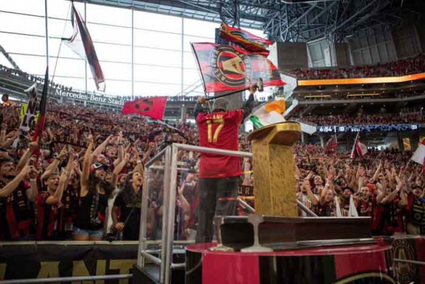novo estádio de Atlanta, inaugurado com recorde de público na MLS