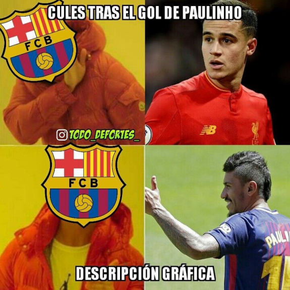 Internet se rendeu ao futebol de Paulinho após 6 a 1 do Barcelona sobre o Eibar