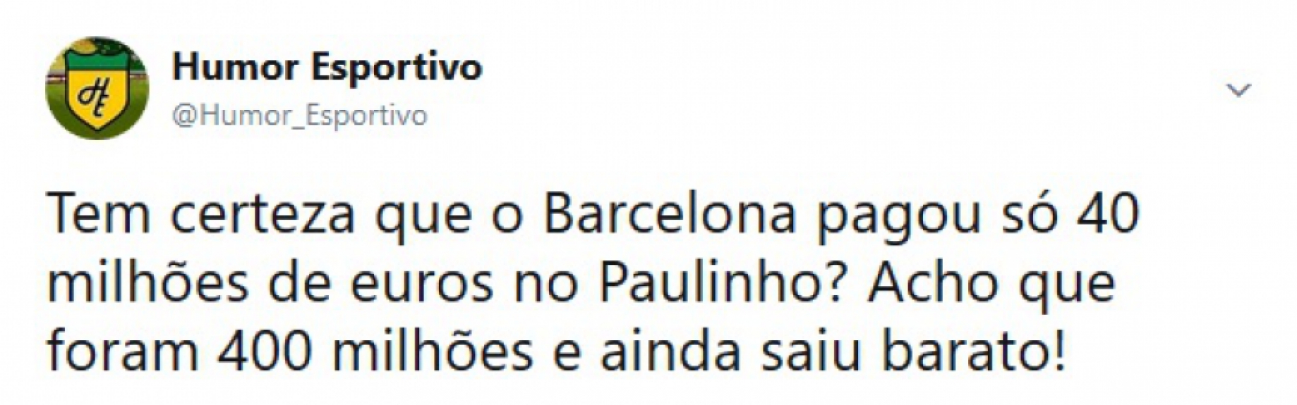 Internet se rendeu ao futebol de Paulinho após 6 a 1 do Barcelona sobre o Eibar