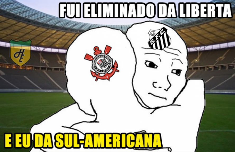 Rivais não perdoam eliminação do Corinthians na Copa Sul-Americana
