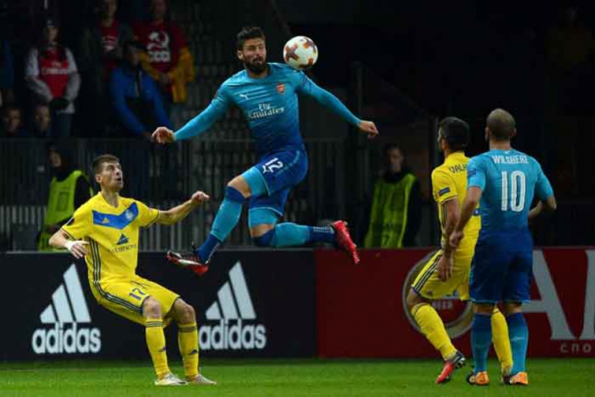 BATE Borisov x Arsenal