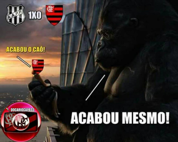 Flamengo sofre com zoações após derrota para Ponte Preta