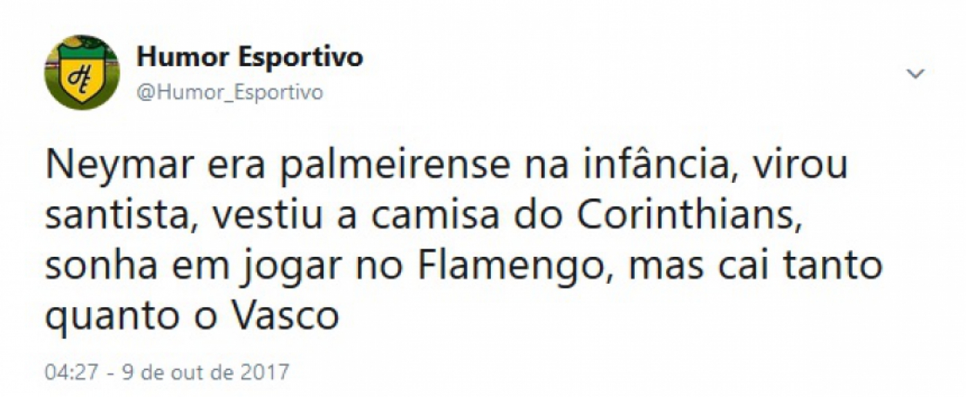 Memes brincam com Neymar após foto do jogador com camisa do Palmeiras
