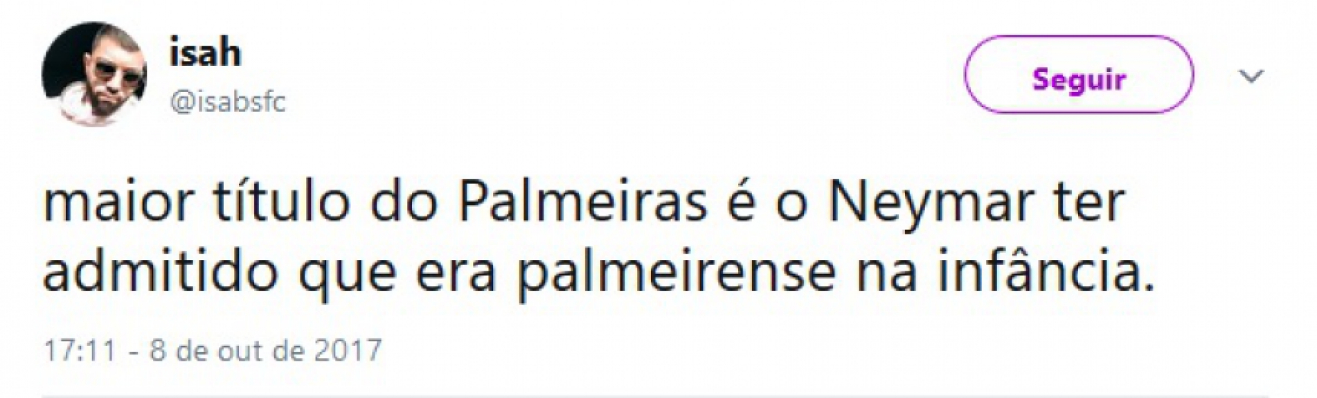 Memes brincam com Neymar após foto do jogador com camisa do Palmeiras