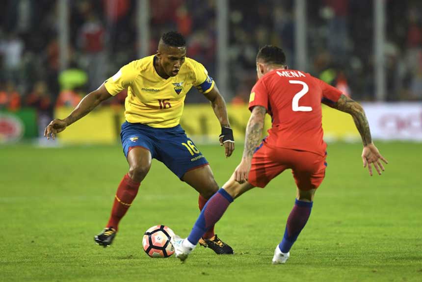 Antonio Valencia é outro equatoriano que não jogará a Copa. Ele tem 32 anos e periga não ter mais chances