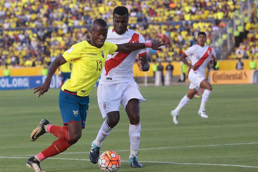 Fechando a lista dos equatorianos ilustres, Enner Valencia também não estará em terras russas