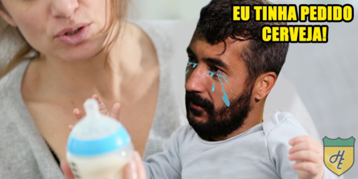 Douglinhas não curtiu muito o presente que ganhou