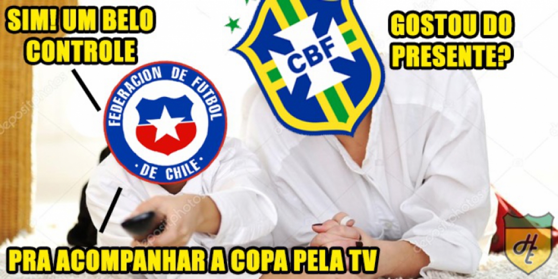 Depois de dar umas palmadas no filho essa semana, a mamãe Seleção Brasileira fez a alegria do Chile