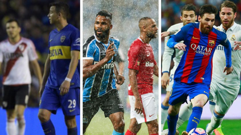 Boca Juniors x River Plate - Grêmio - Internacional - Barcelona x Real Madrid
