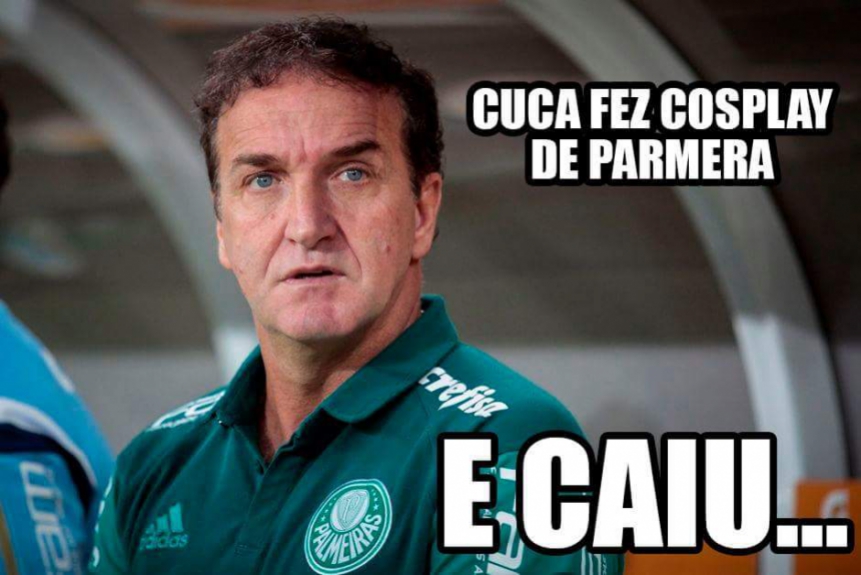 Cuca caiu: internautas brincam com fim da segunda passagem do treinador pelo Palmeiras