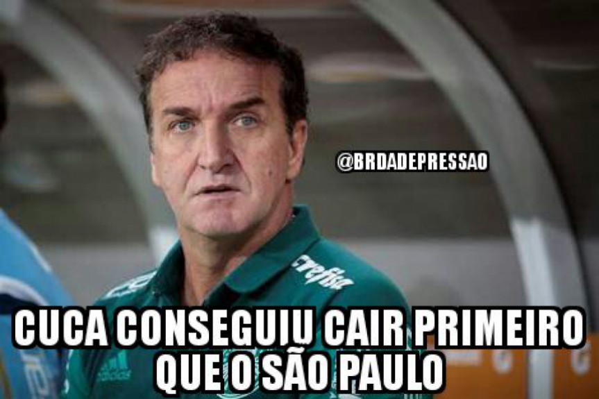 Cuca caiu: internautas brincam com fim da segunda passagem do treinador pelo Palmeiras