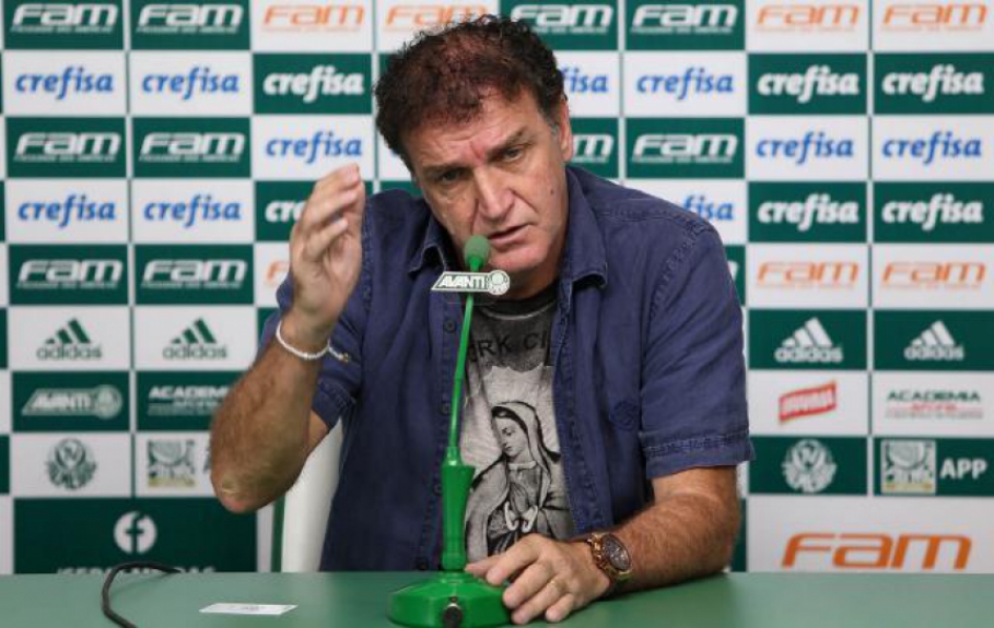 Cuca em sua última entrevista pelo Palmeiras