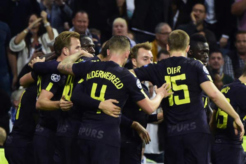 Gol do Tottenham - Real Madrid x Tottenham