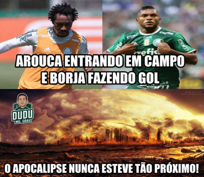 Os melhores memes da vitória do Palmeiras diante da Ponte Preta