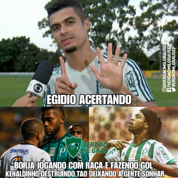 Os melhores memes da vitória do Palmeiras diante da Ponte Preta