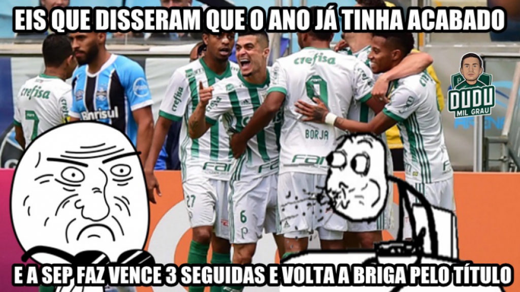 Palmeirenses vibram com terceira vitória consecutiva no Brasileirão