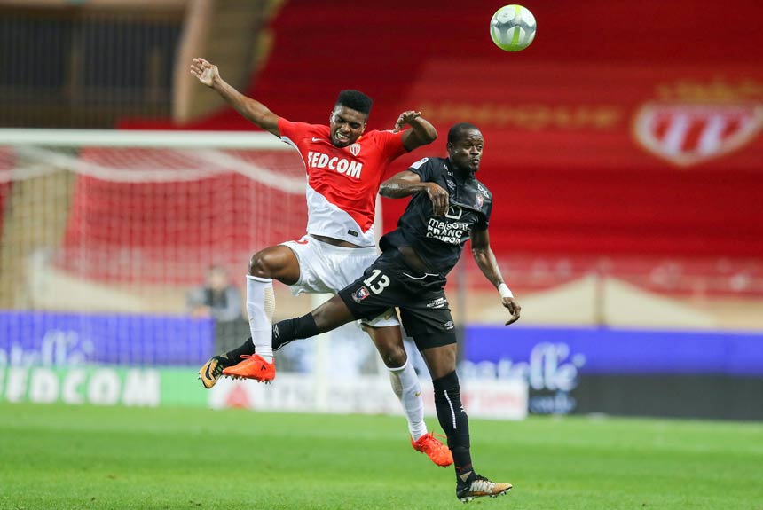 Jemerson - Zagueiro foi bem na vitória do Monaco sobre o Caen e não comprometeu no confronto
