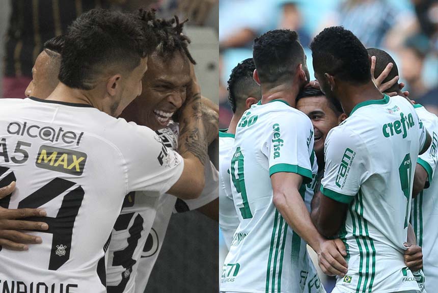 Comemoração Corinthians e Palmeiras