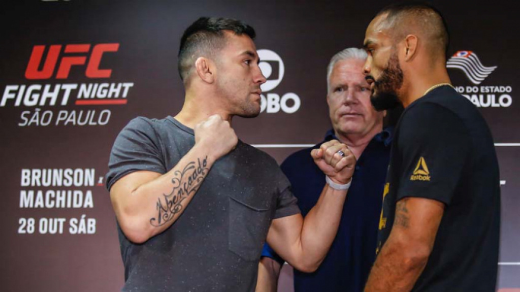 Rivais se encaram antes do UFC São Paulo