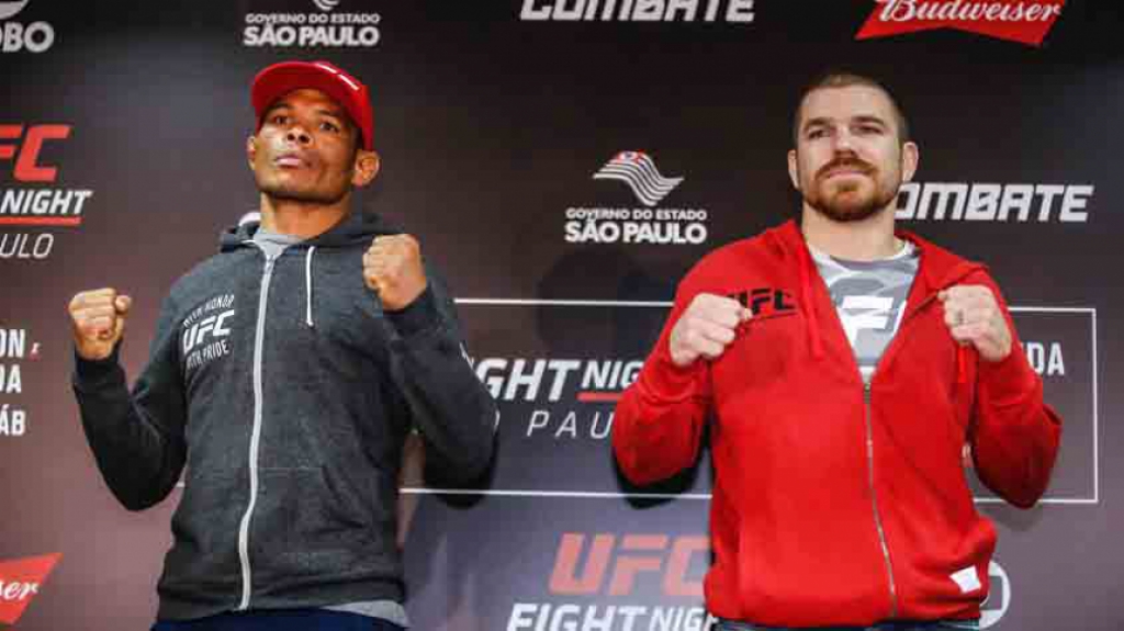 Rivais se encaram antes do UFC São Paulo