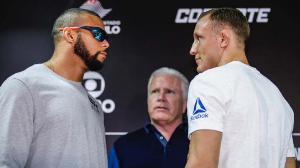 Rivais se encaram antes do UFC São Paulo