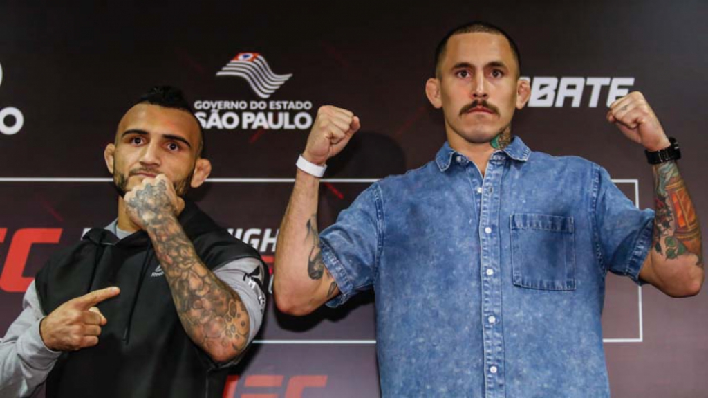 Rivais se encaram antes do UFC São Paulo