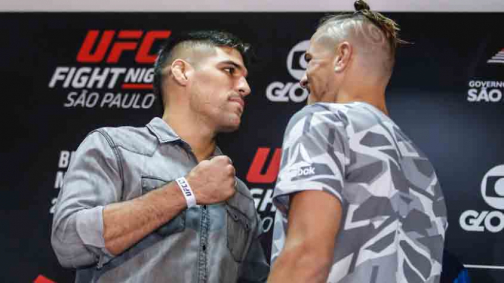 Rivais se encaram antes do UFC São Paulo