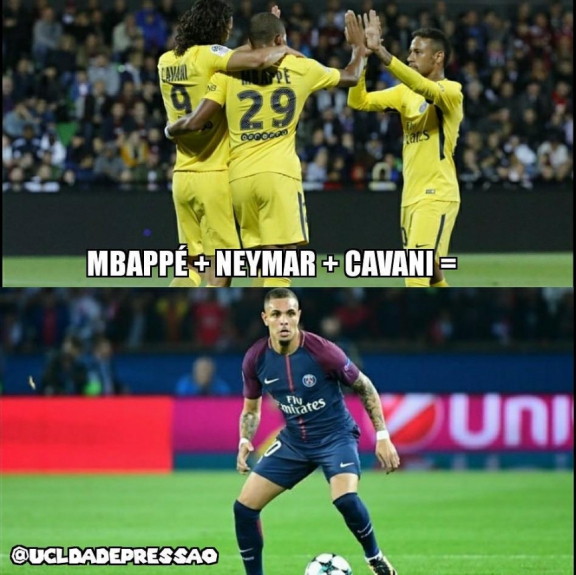 4ª rodada da Champions: memes de PSG 5 x 0 Anderlecht