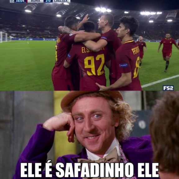 4ª rodada da Champions: memes de Roma 3 x 0 Chelsea