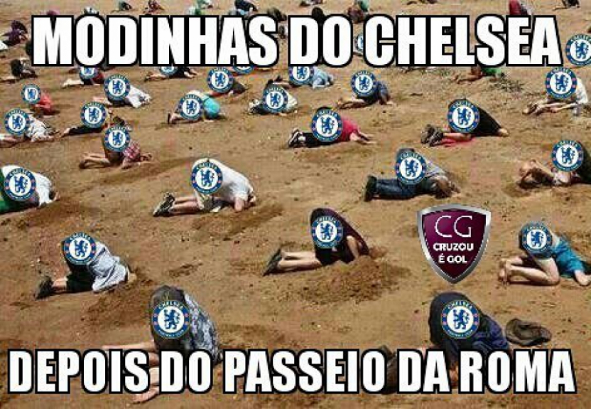4ª rodada da Champions: memes de Roma 3 x 0 Chelsea