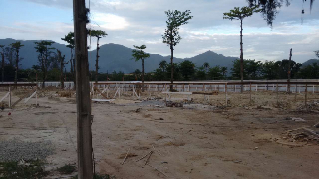Obras ainda estão na fase de fundação