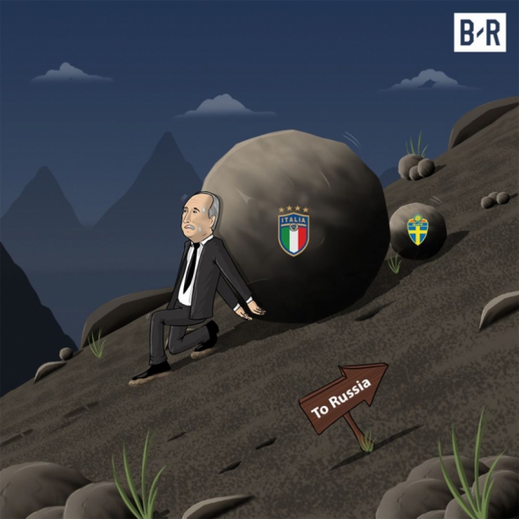 Itália fica fora da Copa do Mundo da Rússia e internet não perdoa