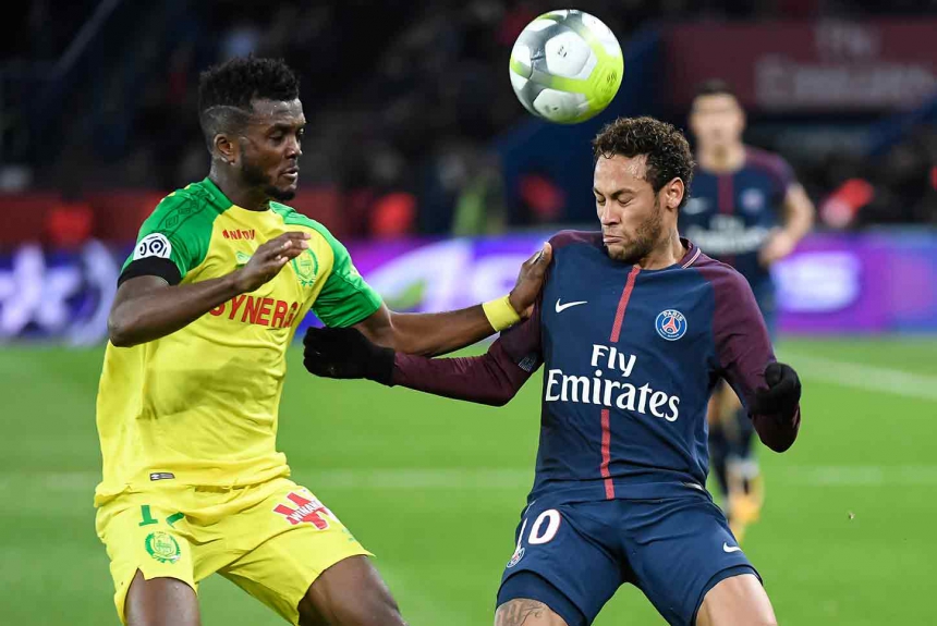 Neymar passou em branco na goleada do PSG sobre o Nantes pelo Campeonato Francês: 4 a 1