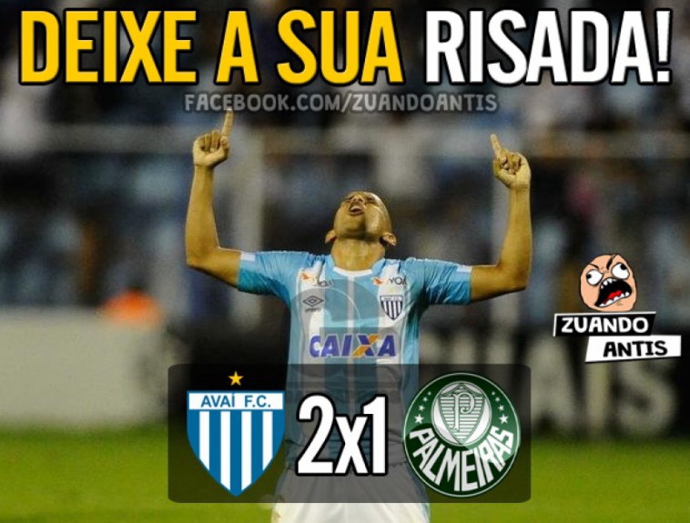 Os melhores memes de Avaí 2 x 1 Palmeiras