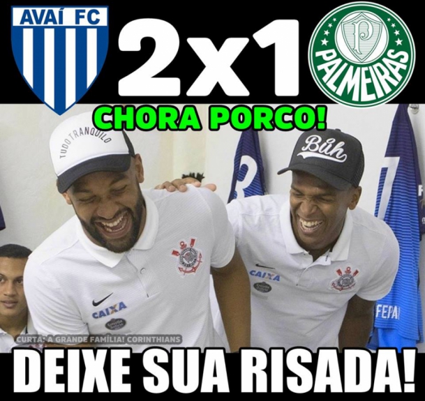 Os melhores memes de Avaí 2 x 1 Palmeiras