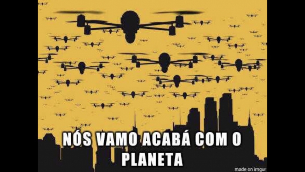 Brincadeiras envolvendo o uso de drones pelo Grêmio tomaram conta das redes sociais