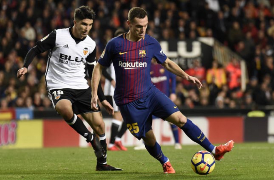 Vermaelen e Soler - Valencia x Barcelona