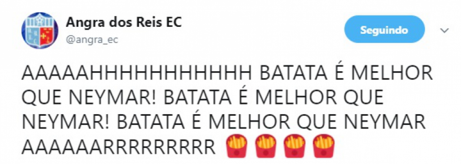 Batata é o destaque do Angra dos Reis e é muito melhor que o Neymar