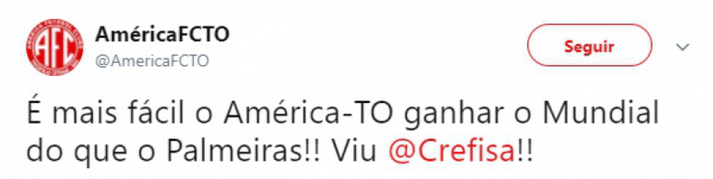 O América de Teófilo Otoni é mais um que gosta de infernizar os grandes clubes brasileiros