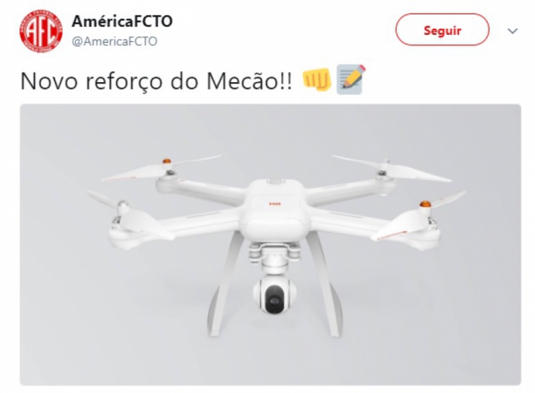 O episódio envolvendo o drone do Grêmio também ganhou espaço nas brincadeiras